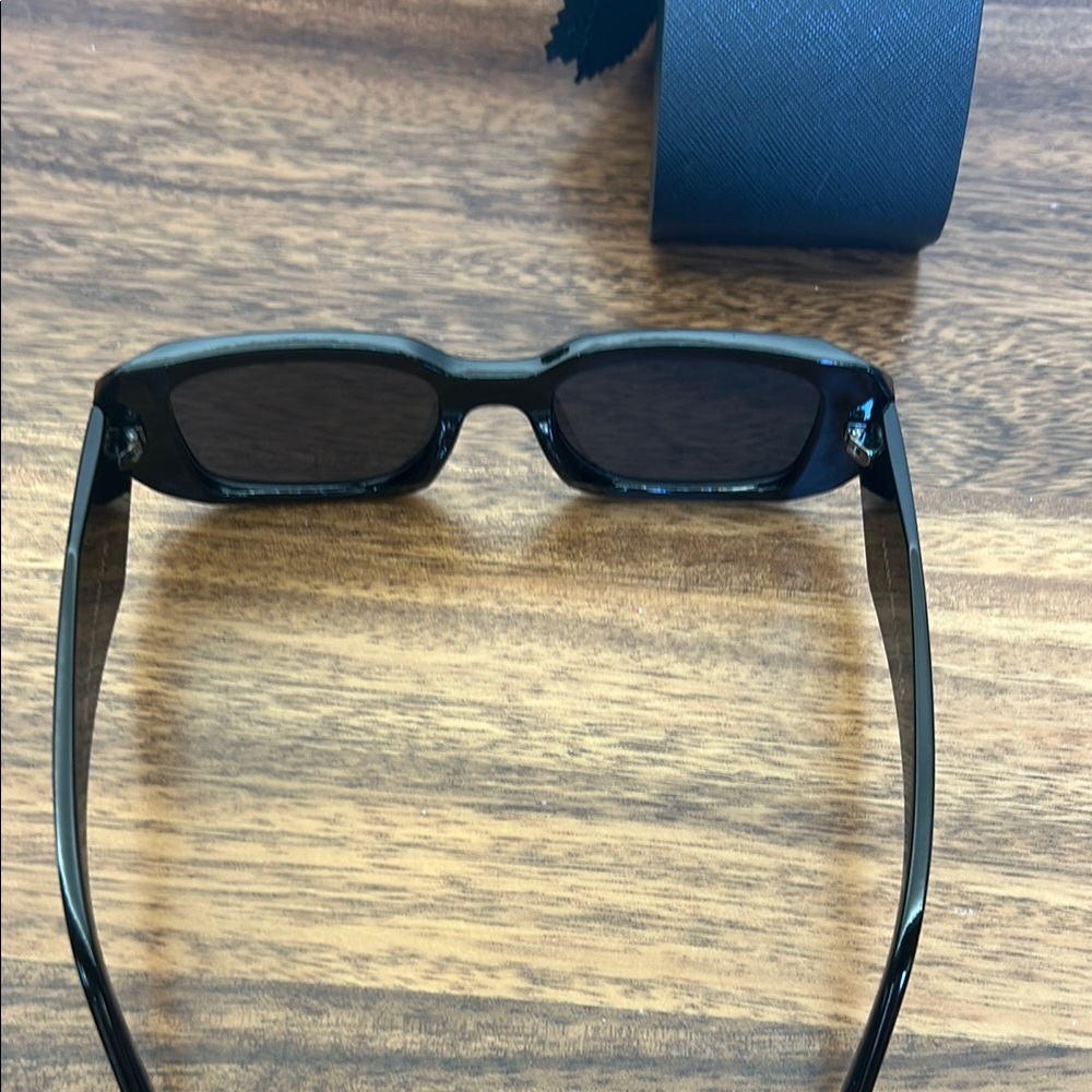 Prada Black Rectangular Sunglasses - image 6